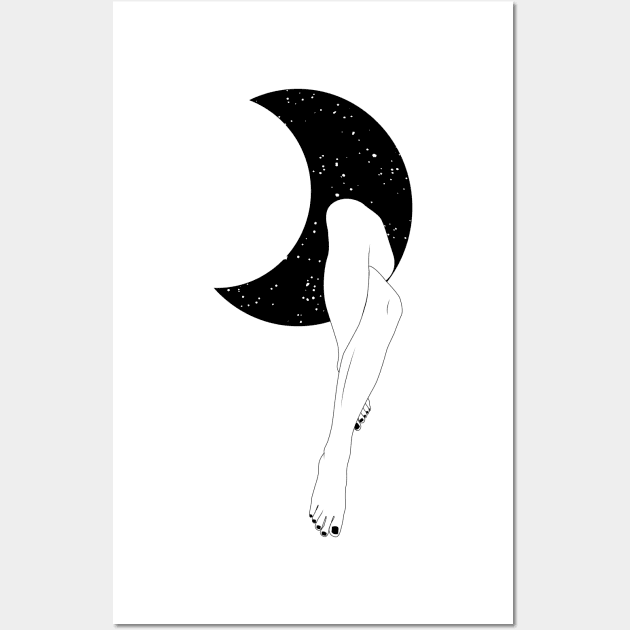 moon Wall Art by ellehell